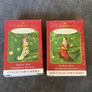 Fashion Afoot Hallmark ornaments Complete Series